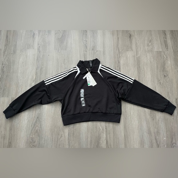 Adidas Trio suit up Track Sweatshirt NWT - Picture 2 of 9